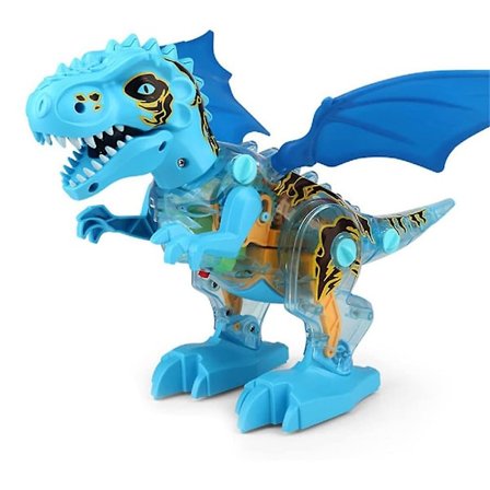 Dinosaur Tyrannosaurus Rex Toys For Kids - Elektrisk Walking Dinosaur Robot With Light & Music, Take Apart Dino Toy, Water Mist Spray, Boys Girls 