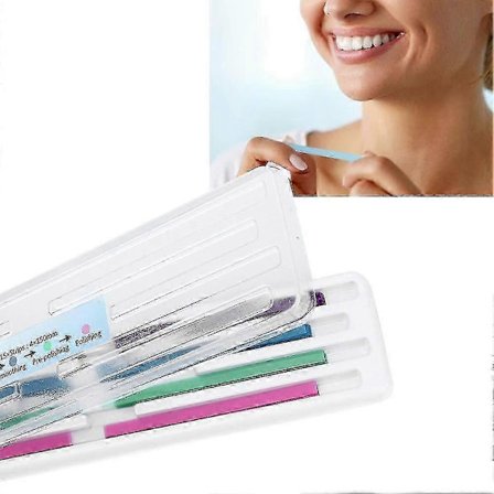 Tand Sandpapir, 60 stk./pakke Dental Slibestrimler Tandpolering Efterbehandling Glans Konturværktøjssæt Resistent Dyb Rengøring Oral Hygiejne, 