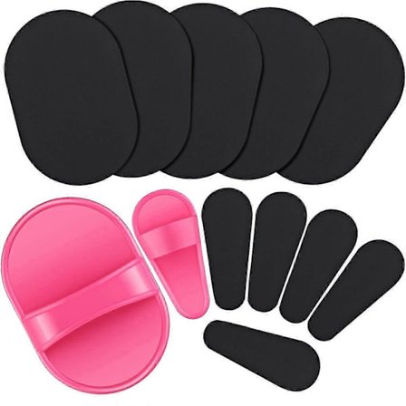 Hårfjerningsverktøy Glatt benhudpute Arm ansikt overleppe hårfjerner Eksfolieringsutgave 0621