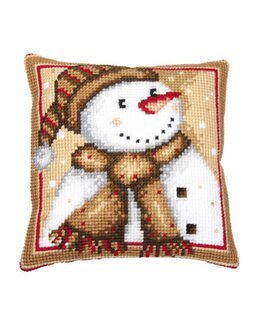 Broderikit Pude Snemand - Vervaco