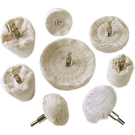 Alumiininen porakoneen kiillotussarja, alumiinin kiillotussarja, harjakäyttöinen kiillotuspyörä porakoneelle, kromi, ruostumaton teräs, alumiini, 