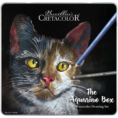 Cretacolor The Aquarino Box akvarelsæt med 24 dele