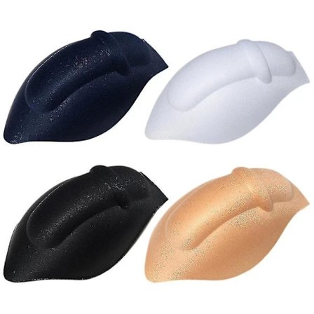 4-pakning Bulge Enhancer Herreundertøy Bulge Pad Svamp Undertøy Forstørrelseskopp