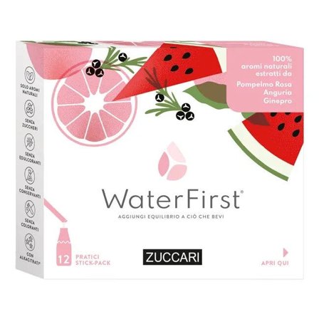 Zuccari WaterFirst Pompelmo Rosa/Anguria/Ginepro 12 Stick
