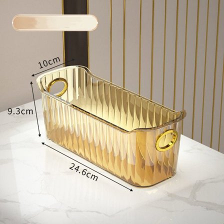 Kosmetikk Oppbevaringsboks Makeup Organizer GUL