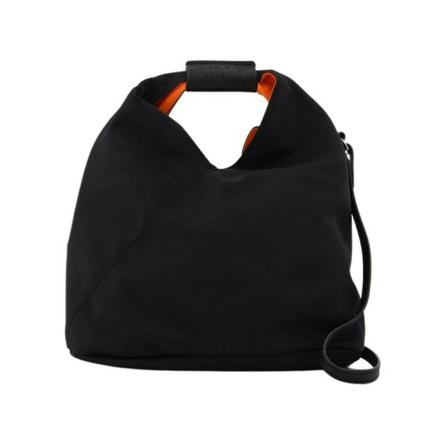 MM6 Maison Margiela, Crossbody B Bag in Black Leather Zwart, unisex, Maat:ONE Size,polyester
