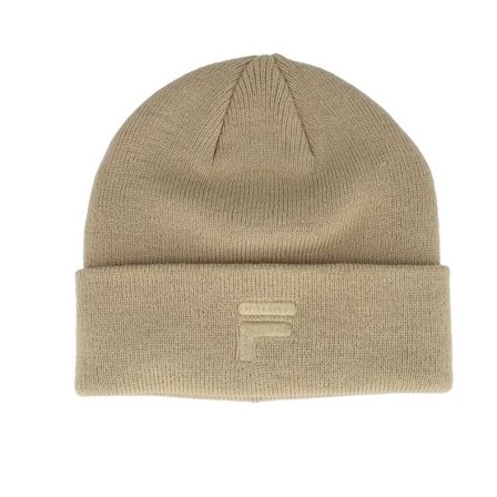 Fila - Beige cuff Beanie - Bismil Tonal F Beanie Cornstalk Cuff @ Hatstore