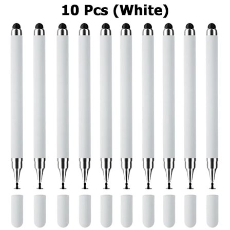 10 st Universal Stylus Penna 2 i 1 Ritningsskärm Surfplatta Penna för IPhone IPad Kapacitiv Touch Penna för Samsung Android Telefon