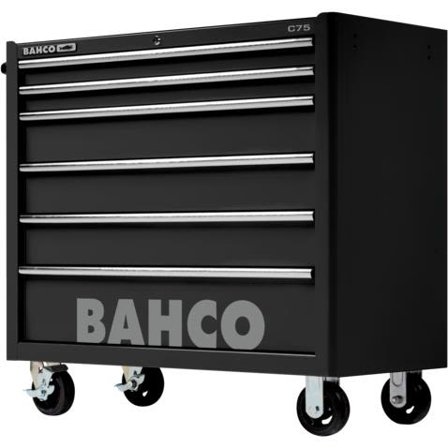 Bahco 1475KXL6BLACK Verktygsvagn utan verktygssats, Garageinredning & förvaring