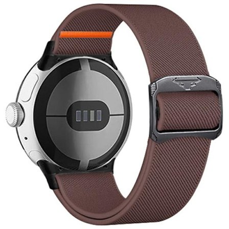 Nylonarmband för Google Pixel Watch 3 41mm / Watch 2 / Pixel Watch Elastiskt ersättningsklockarmband - Lila