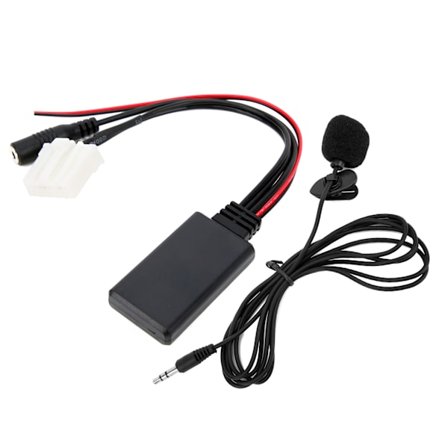 Mikrofonadapter Aux-lydkabel Bluetooth 5.0 150 cm Længde Udskiftning til Mazda 2/ 3/ 5/ 6