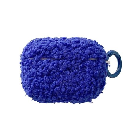 AirPods Pro 2 fodral i plyschstil med spänne - Blå