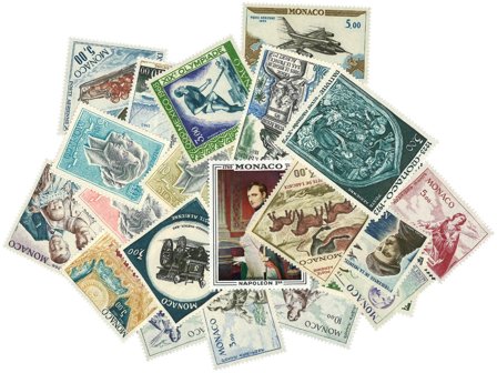 Monaco 1960-1973 - Luftpost YT 73+75+77-96 - Postfrisk