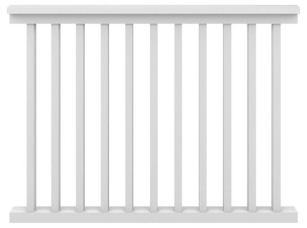 Jabo 4503 Altanräcke 12x90 cm, ribb, vit, Utemiljö