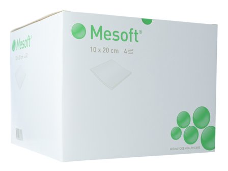 Mesoft Kompresser, Usteril, 10 x 20 cm, 200 stk.