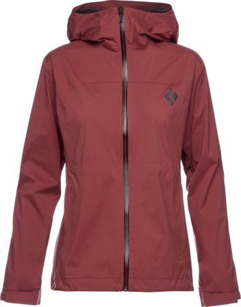 Black Diamond Women's StormLine Stretch Rain Shell Women rain jackets Red XL