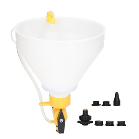 Motor Kølevæske Påfyldningstragt Sæt Spildsikker Kølesystem Tragt med 31 35 40 42 45 mm Adapter