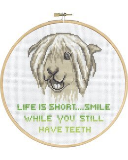 Broderikit Tavla Life is short - Permin