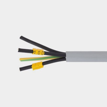 Cable Marker Skyllermarks, suitable for cable cross-sections 0.75 - 10 mm², 140-pack, yellow