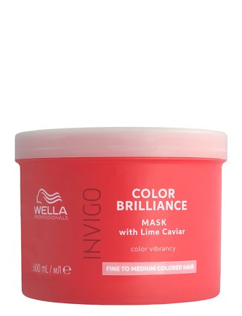 Wella Professionals Invigo Color Brilliance Mask Fine Hair 500 Ml - Nude - 500 ml