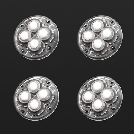 4 stk Universal remskive Roterende hjul Svingbare hjul Hjul 6 6