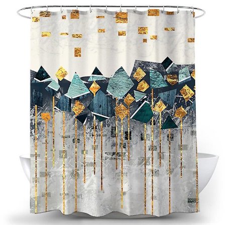 150 x 180 cm Modern Vattentät Duschdraperi för Badrum