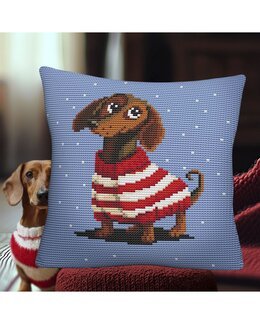 Broderikit Kudde Randig tax