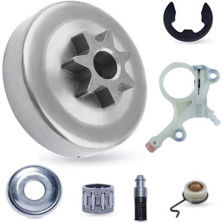 3/8 Kit til olie-pumpe snekke med koblings-trommel 7T til STIHL MS271 MS291 MS291C TRIALS REDUCER TIL KÆDEKÆDER I CLIP E