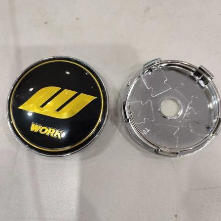 4 stk. 60mm hjulcenternavkapsler Vs W Work Universal fælge støvtætte dæksel navkapsler emblem bilstyling|hjulcenterkapsler|