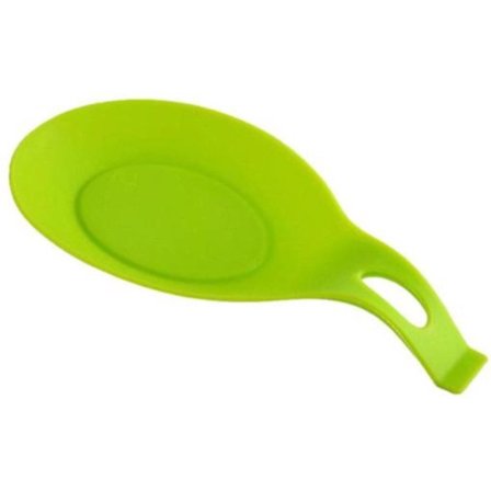 Go Go Gadget - Skedmatta - Köksredskapshållare - Silikon - Håll Bänkskivan Ren - 20x10 CM - Grön