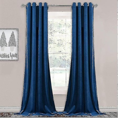 Ylelliset lämpöeristetyt verhot, paksut, yhtenäiset olohuoneen tehokkaat pimennysverhot - Täydelliset