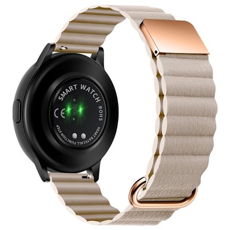Samsung Galaxy Watch 5 Pro 45mm m.fl. armband - Roseguld Buckle / Khaki