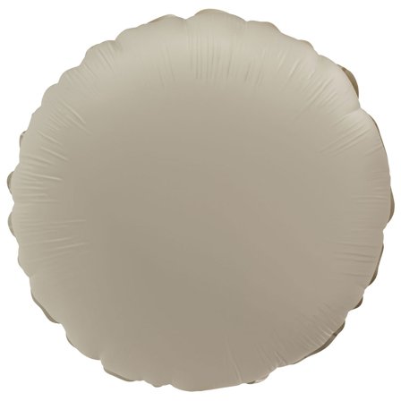 Rund Folieballon Creamy Latte Mat