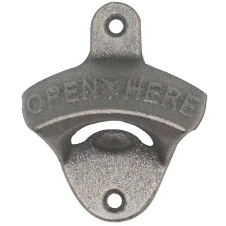 Väggmonterad flasköppnare, Hem Bar Flasköppnare Silvery