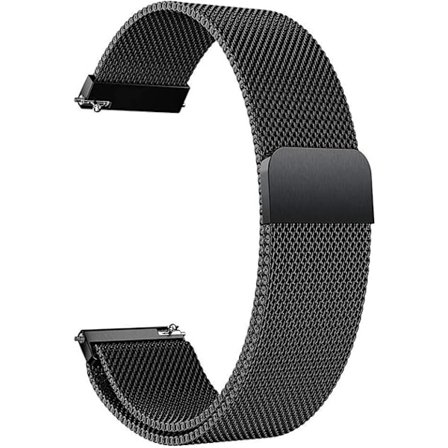 Slippreim Justerbar Rustfritt Stål Erstatningsreimer for Kvinner Menn 18mm 20mm 22mm