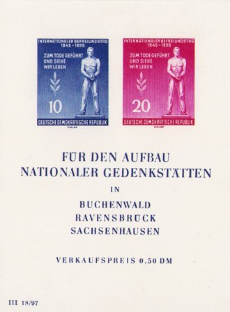 DDR 1955 - MICHEL blok 11 - Miniark - Ubrugt