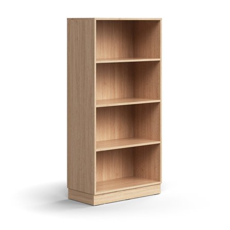 Bücherregal QBUS, 1641x800x400 mm, Eiche
