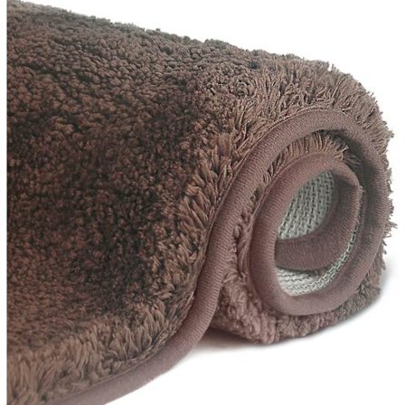 Sklisikker baderomsmatte i mikrofiber, maskinvaskbar gulvmatte med