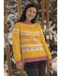 Tröja Påskestemning Gul