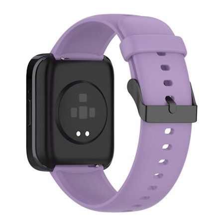 SKG V9 / V9 Pro / Huami Amazfit Bip 5 / Bip 5 Unity Klockarmband Flytande Silikonband Ersättning - Ljuslila