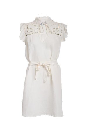 Mags Short Dress Cloud Dancer 40