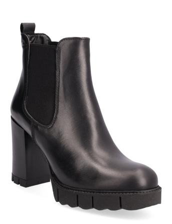 Woms Boots Shoes Boots Ankle Boots Ankle Boot - Heel Svart Tamaris