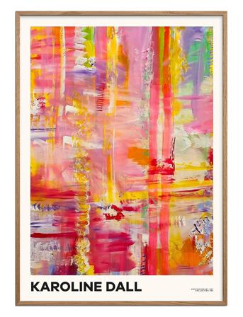Karoline Dall - Contemporary Art Collection — 02 Patterned Poster & Frame