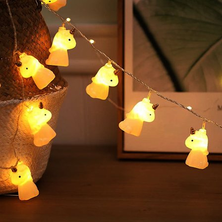 20LED ljusslinga 9,8ft Unicorn ljusslinga Barnrum Decora