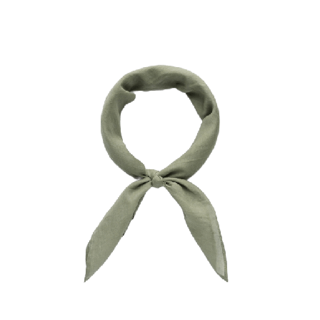 John Henric Cotton Solid Bandana Kostymtillbehör Herr Grön ONESIZE