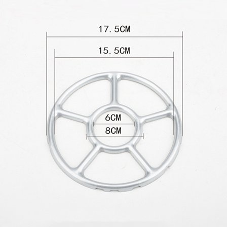 Simmer Ring Säker spishäll Reducer Bärbar gasspis Hållbar Ca