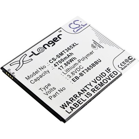 Akku Tabletti varten Samsung SM-T360, SM-T365, Galaxy Tab Active ja muut.