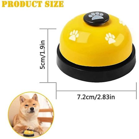 Hundetreningsklokke, sett med 3 klokker for valper og hunder, toalettrening for hunder, klokker for døren