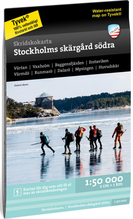 Calazo Skridskokarta Stockholms skärgård södra 1:50 000