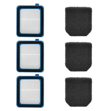 6-pak Filtersæt til Q6 8 WQ61 WQ71 WQ81 Støvsuger Tilbehør Reservedele